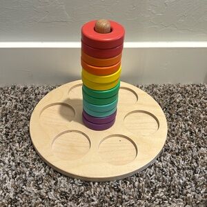 LOVEVERY Flexible Wooden Ring Stacker